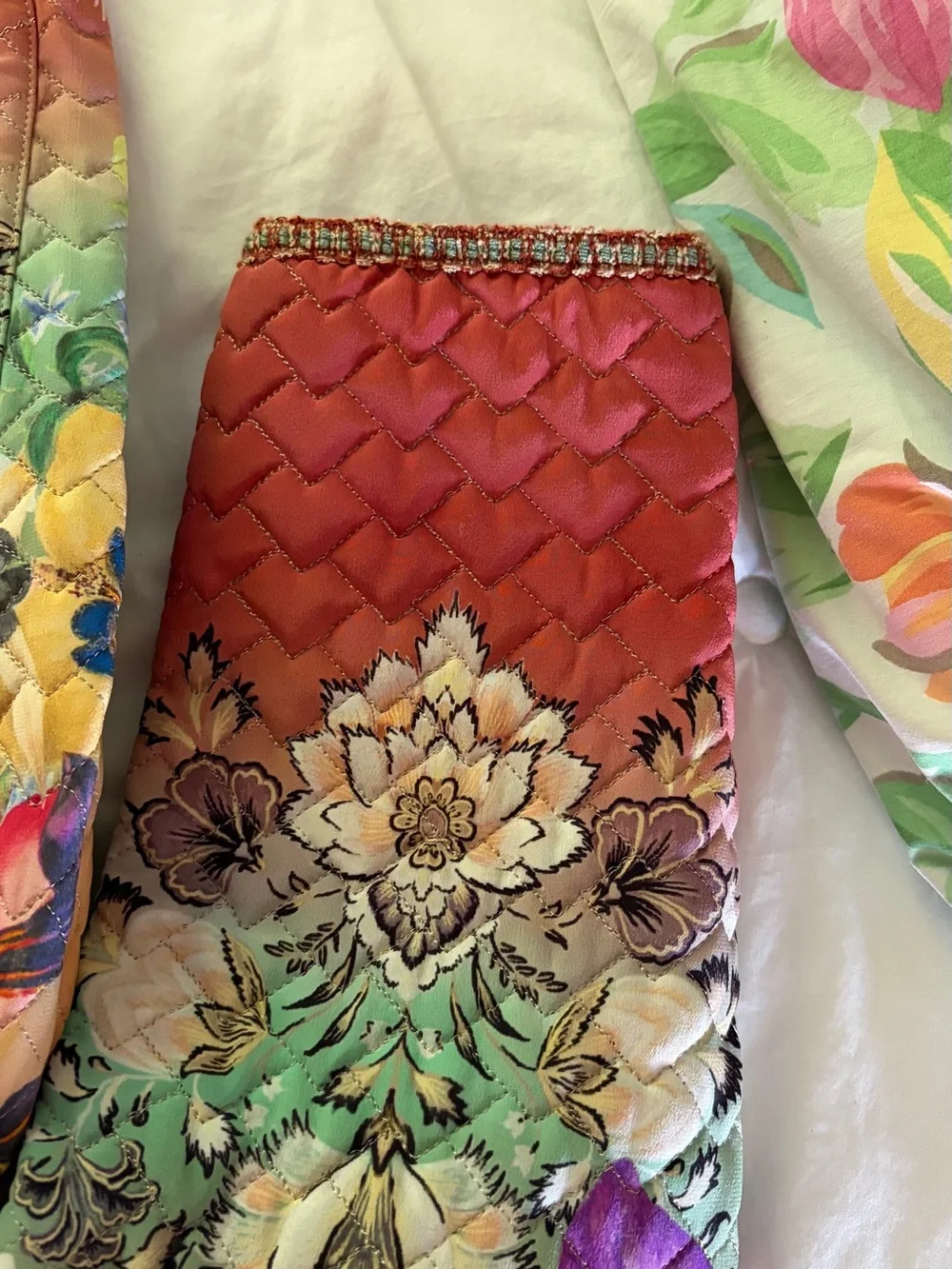 Etro Milano lightweight quilted